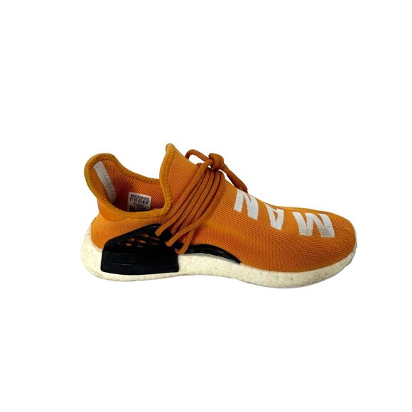 Adidas Human Race Pharrell Williams HUE MAN Shoes Mens 8 Laces ART BB3070 Orange - Picture 10 of 16
